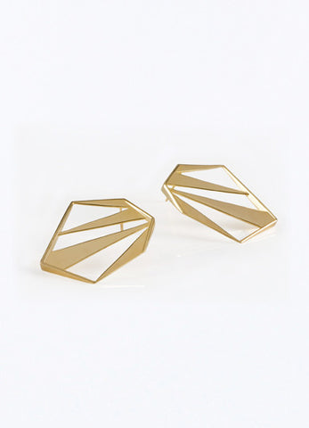 Golden Explosion Earrings