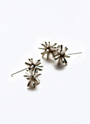 Pom Pom Double Earrings